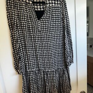 Maeve Houndstooth Dress